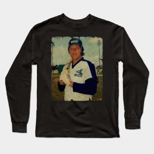 Carlton Fisk, Chicago White Sox Long Sleeve T-Shirt